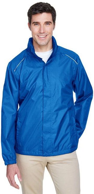 Core 365 Men's Climate Seam-Sealed Lightweight Variegated Ripstop Jacket
